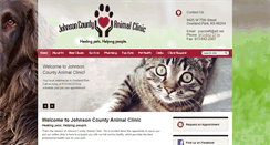 Desktop Screenshot of johnsoncountyanimalclinic.com