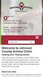 Mobile Screenshot of johnsoncountyanimalclinic.com